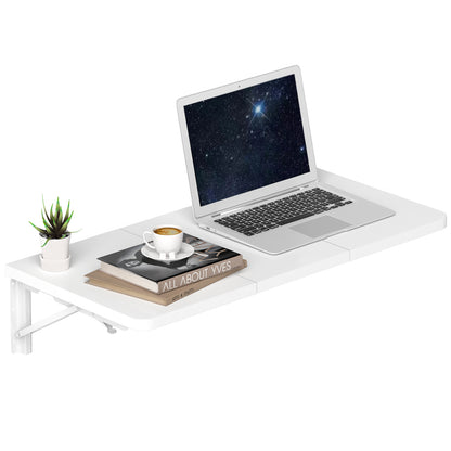 29.9 x 15.7inch, Wall Mounted Folding Desk for Small Spaces