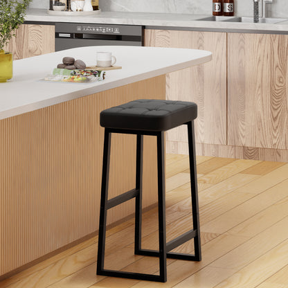 Teamix 26" Counter Height Bar Stool with Footrest