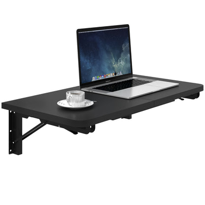Wall Mounted Folding Table, Floating Desk for Small Spaces