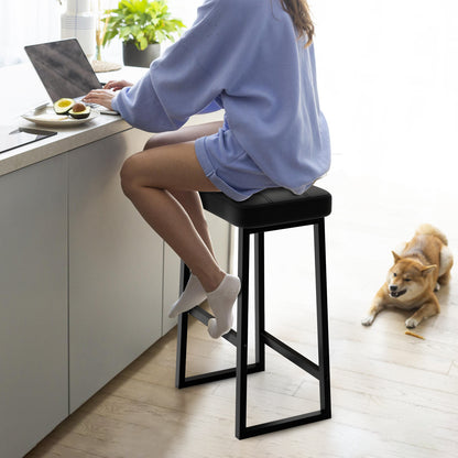 Teamix 26" Counter Height Bar Stool with Footrest