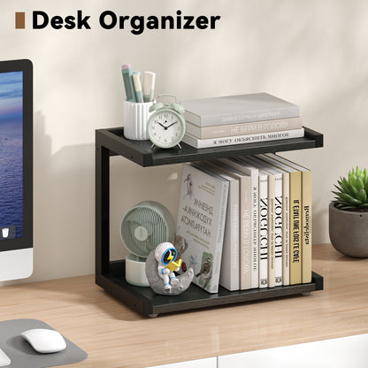 Teamix Spice Rack Kitchen Counter Shelf Organizer, 12.6 × 7.7 × 10.6 in Coffee Station