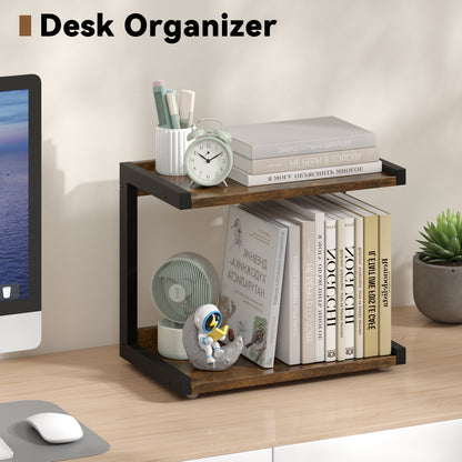 Teamix Spice Rack Kitchen Counter Shelf Organizer, 12.6 × 7.7 × 10.6 in Coffee Station