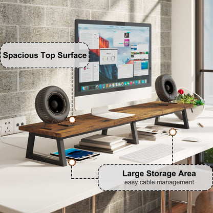 42" Large Dual Monitor Stand Riser for Two Screens