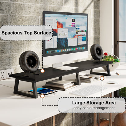 42" Large Dual Monitor Stand Riser for Two Screens