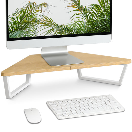26" Corner Monitor Stand Riser for L-Shaped Desks