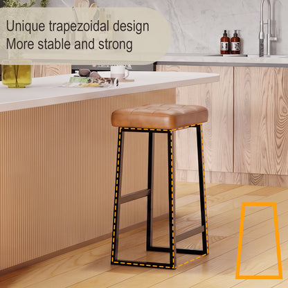 Teamix 26" Counter Height Bar Stool with Footrest