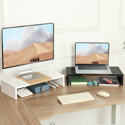 Teamix Monitor Stand Riser 20 Inch with Storage for Desk