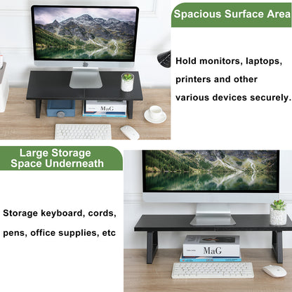 Teamix Monitor Riser Stand  24" with Keyboard Storage