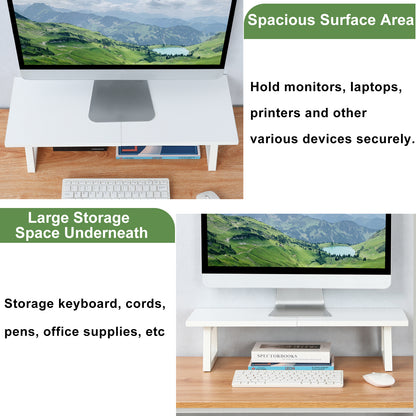 Teamix Monitor Riser Stand  24" with Keyboard Storage