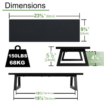 Teamix Monitor Riser Stand  24" with Keyboard Storage