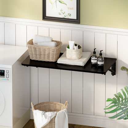 29.9 x 15.7inch, Wall Mounted Folding Desk for Small Spaces