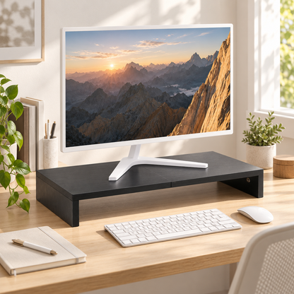 Teamix 20-inch monitor stand riser for desk setup