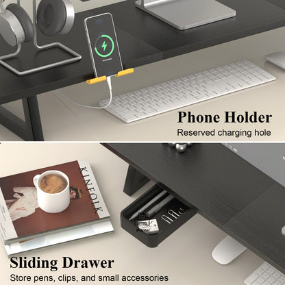 Teamix extra-wide monitor riser for two-screen workstation setups
