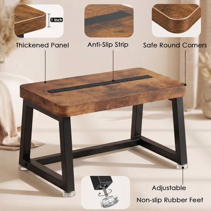 Teamix household step stool for kitchens, bathrooms, and closets
