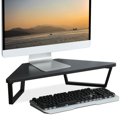 26" Corner Monitor Stand Riser for L-Shaped Desks